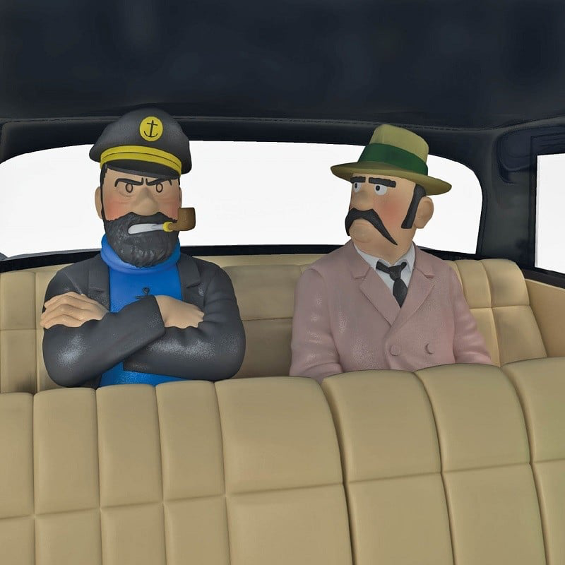 Voiture Tintin N°64 - La limousine Mercedes 600 officielle5.webp