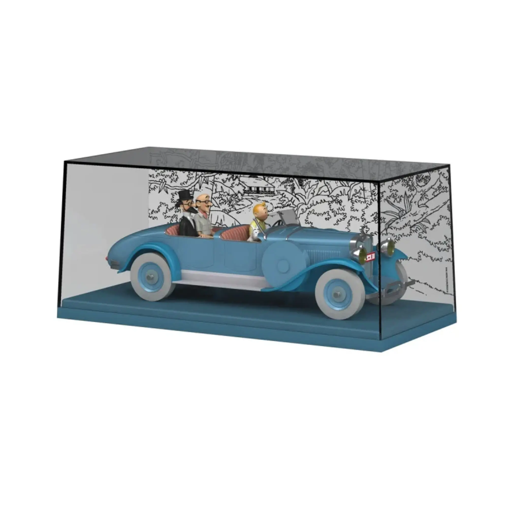 Voiture Tintin N°10 - La Lincoln Torpedo du Dr Finney 1:24.3.webp