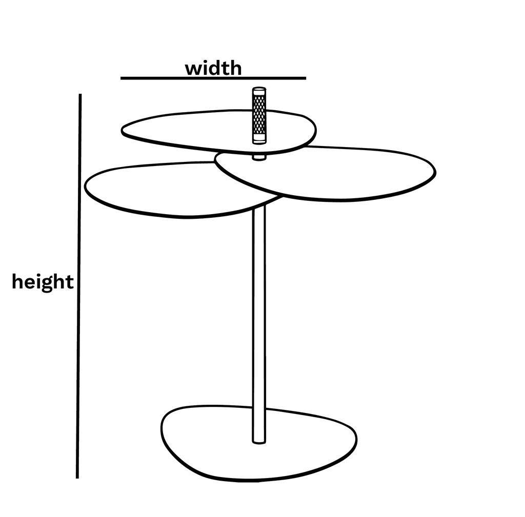 Joli Table Flowers sizes et variants.webp