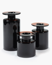 SERAX VASE Wind & Fire BLACK/DARK BROWN