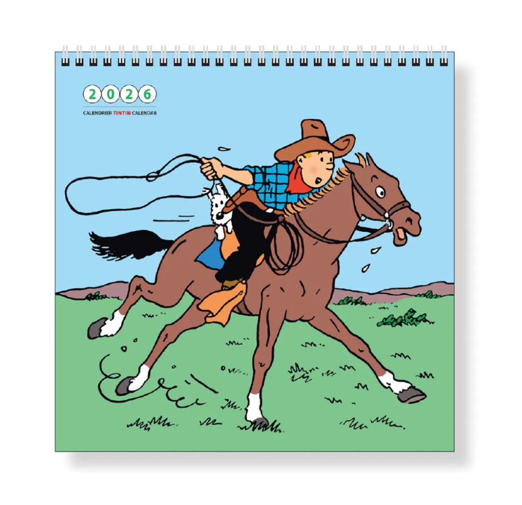 Calendrier Tintin 2026