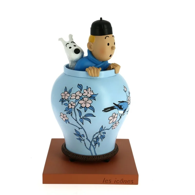TINTIN Potiche Lotus Bleu - Collection Les icônes
