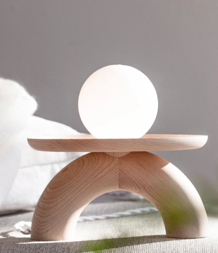 Popy Lampe à poser en Frêne - Mlle Jo