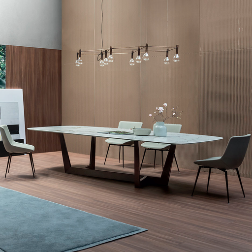 BONALDO - Table contemporaine Art en Céramique